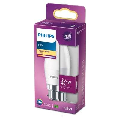 Philips CANDLE FROSTED 5W (each)