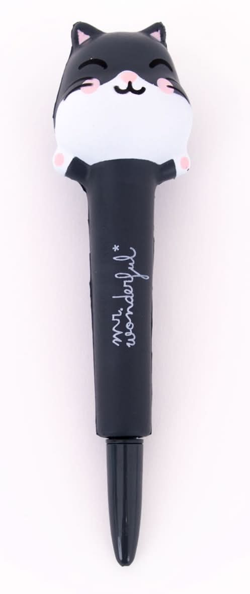 Caneta Mole Anti-Stress - Gato