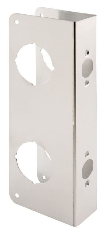 Prime-Line 10.875 In. H X 3.875 In. L Brushed Stainless Steel Stainless Steel Door Guard