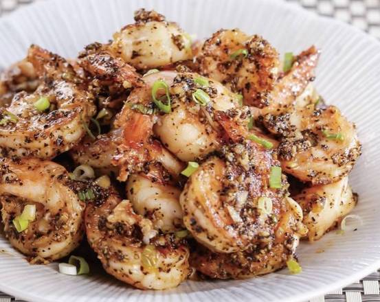 King Prawn in Black pepper sauce 黑椒汁大虾