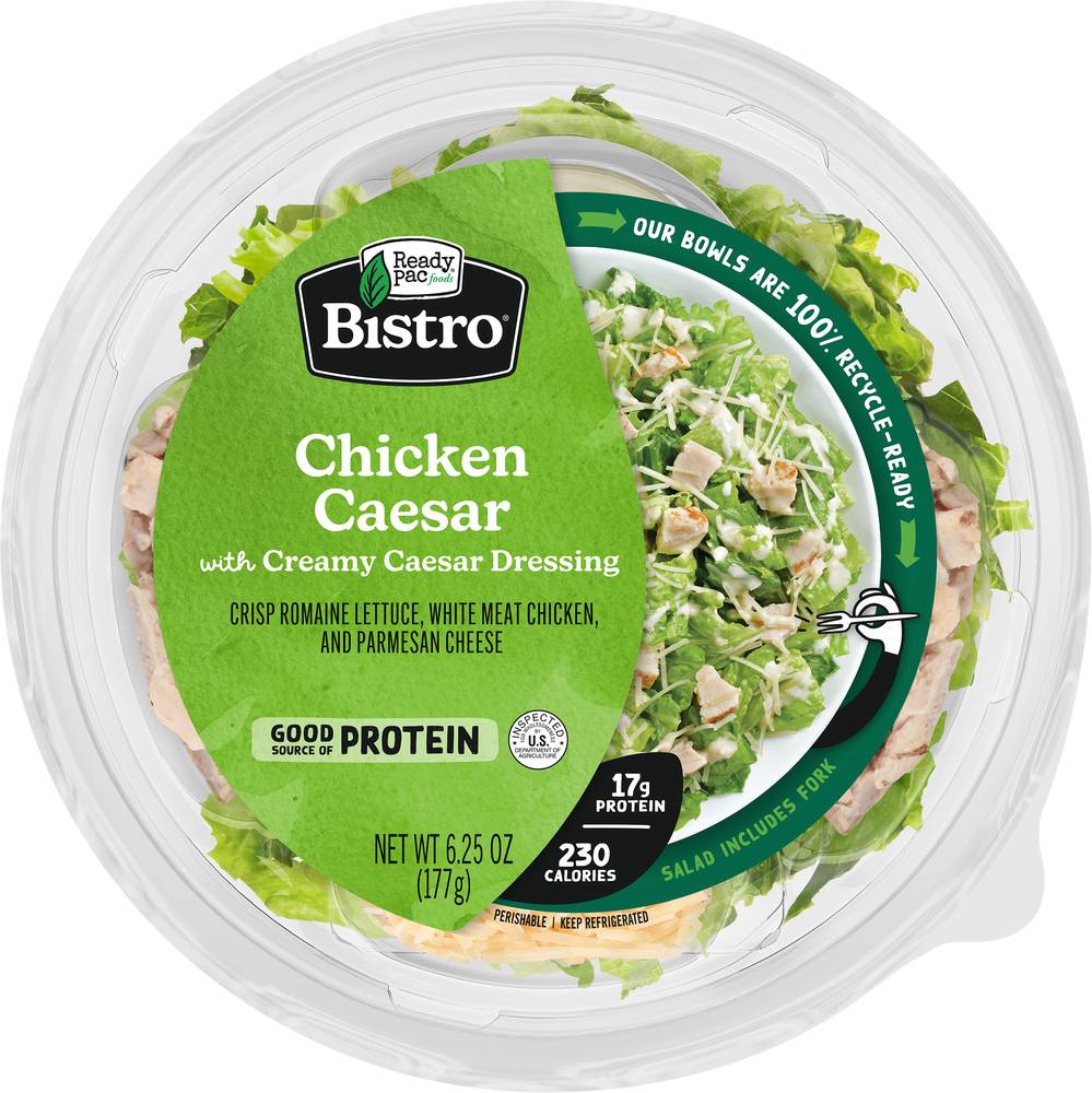 Ready Pac Foods Bistro Salad, Chicken Caesar 6.25 Oz
