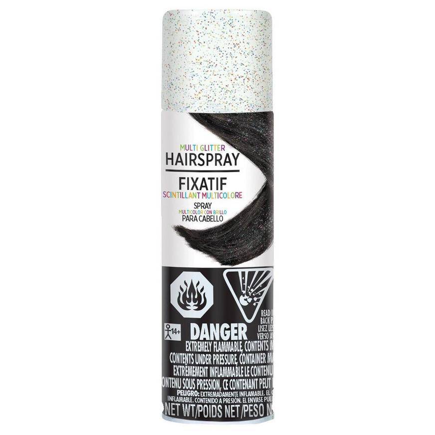 Party City Hairspray Fixatif Spray, Multi Glitter (3 oz)