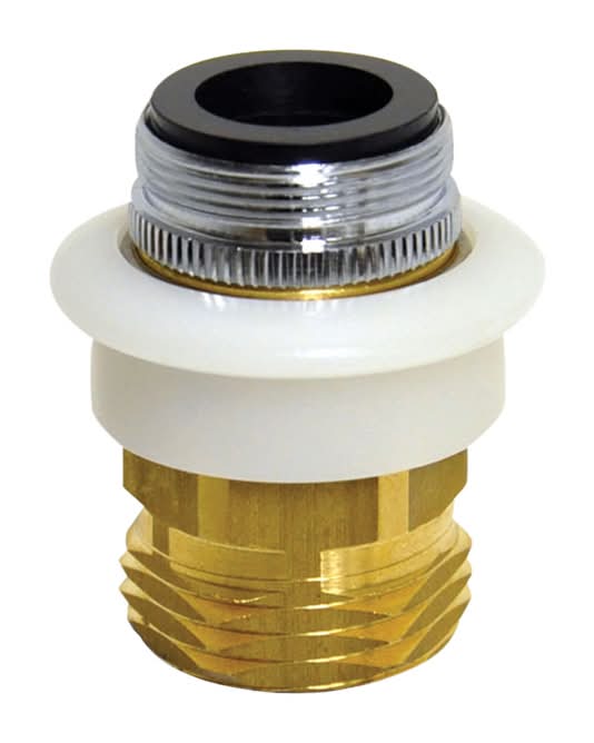 Danco Dual Thread 15/16 In.-27 Or 55/64 In. Chrome Plated Aerator Adapter