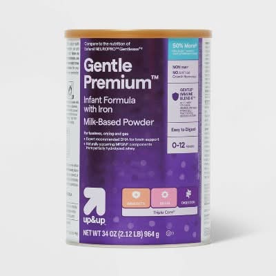 up&up Gentle Premium Milk Based Powder Infant Formula (34 oz)