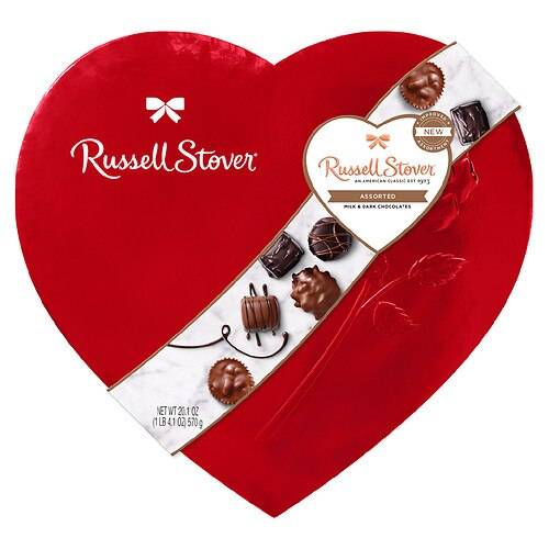 Order Russell Stover Valentine's Chocolate Heart - 20.1 oz food online from Walgreens store, Kingman on bringmethat.com