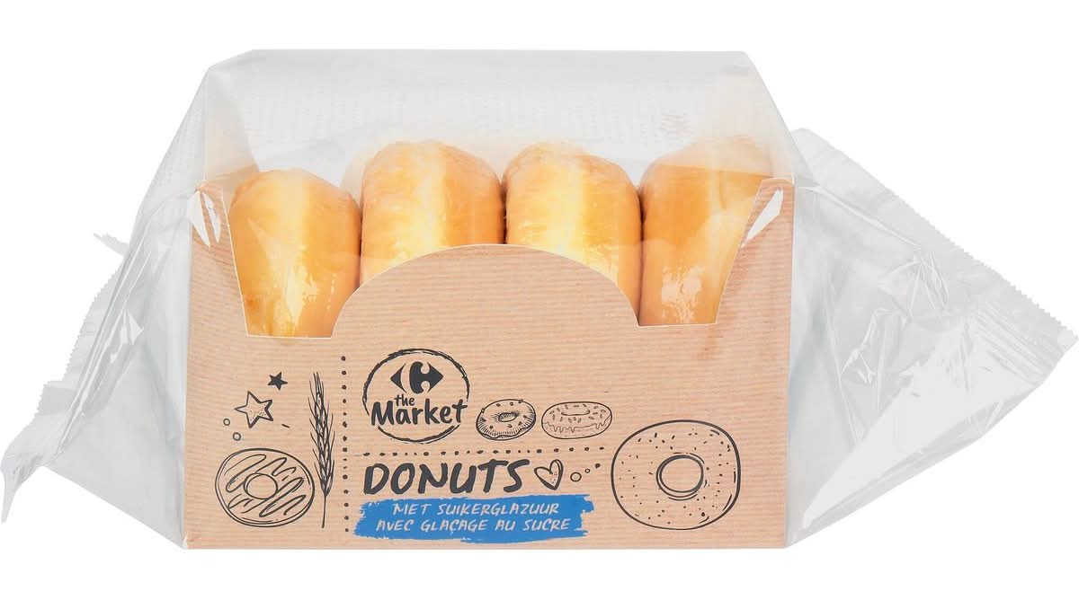 Carrefour Donuts avec Sucre 4x 240g