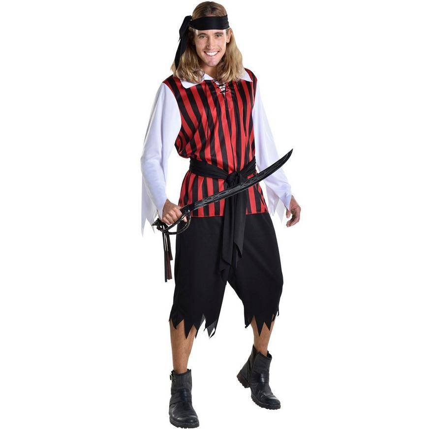 Adult Pirate Marauder Costume - Size - Standard