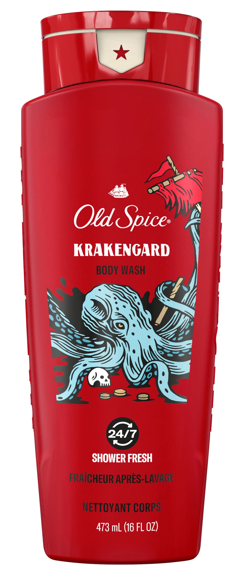 Old Spice Krakengard Long Lasting Lather Body Wash For Men (16 fl oz)