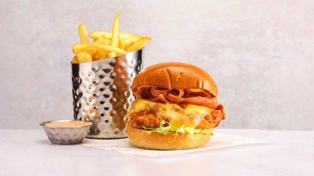 Crispy BBQ Chicken Burger