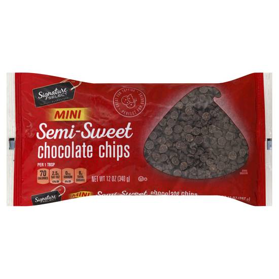 Signature Select Mini Semi-Sweet Chocolate Chips (12 oz)