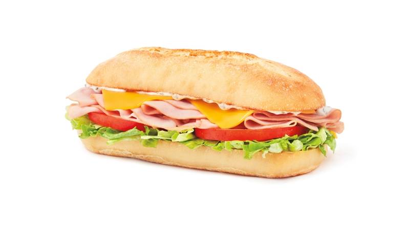 Large Ham & Cheddar Sandwich