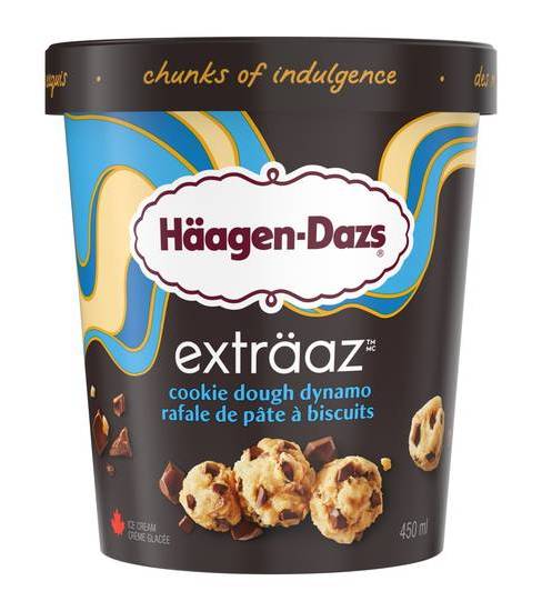 Haagen-Dazs Extraaz Cookie Dough Dynamo 450ml