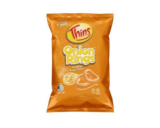 Thins Onion Rings Roast Onion 45g