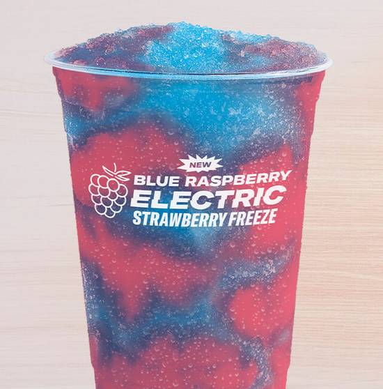 Blue Raspberry Electric Strawberry Freeze