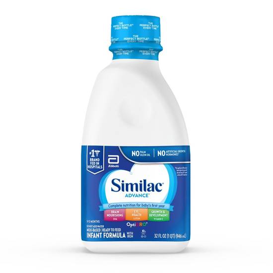 Similac Advance Milk-Based Infant Formula With Iron, 32 FL OZ