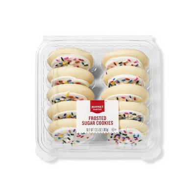 Market Pantry White Frosted Sugar Cookies (10 ct)