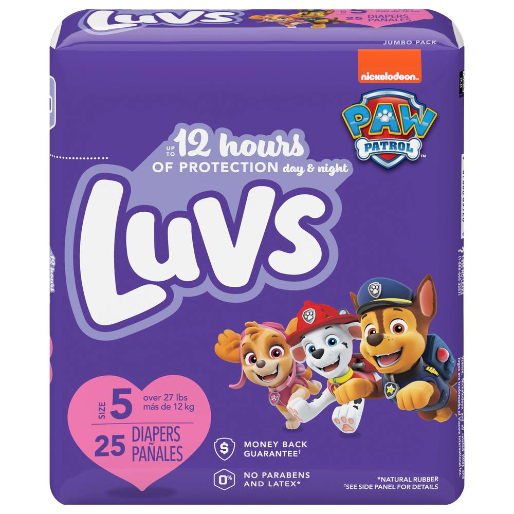 Luvs Paw Patrol Diapers (25 ct)