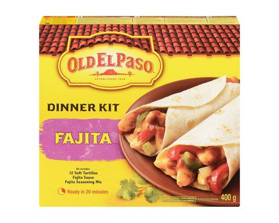 Old El Paso · Ensemble à fajitas (400 g) - Fajita dinner kit (400 g)