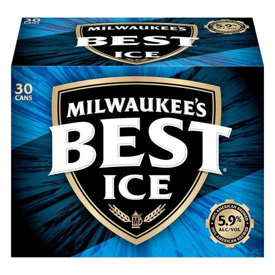 Milwaukee's Best Ice Beer, American Lager (30x 12oz cans)