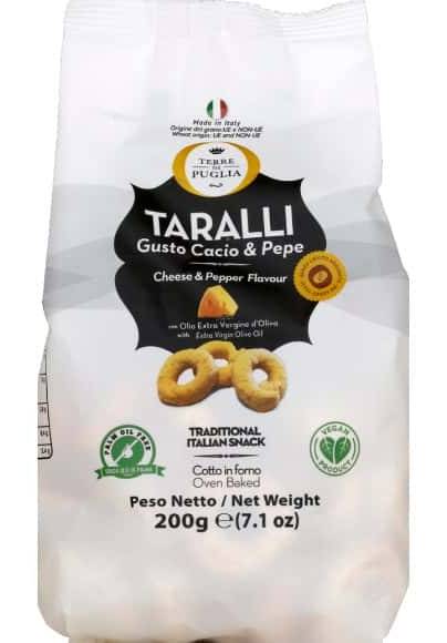 Terre Di Puglia - Taralli, fromage - poivre (200g)
