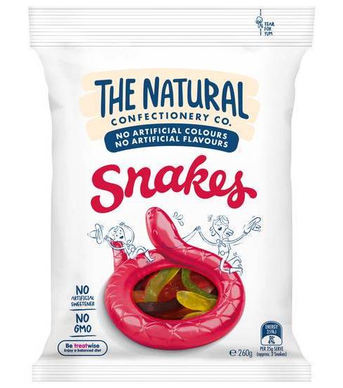 The Natural Confectionery Company Snakes 260g