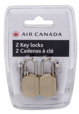 Air Canada 2 Key Locks (set of 2)