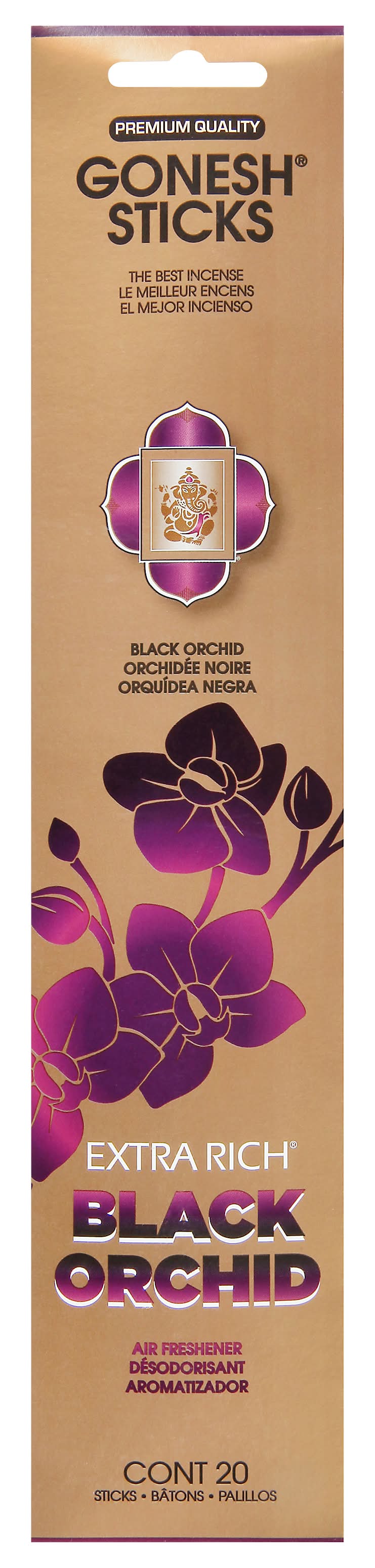 Gonesh Adventure Extra Rich Stick Black Orchid
