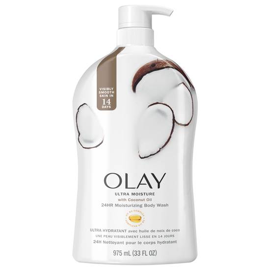 Olay Ultra Moisture Body Wash With Coconut Oil (30 oz)