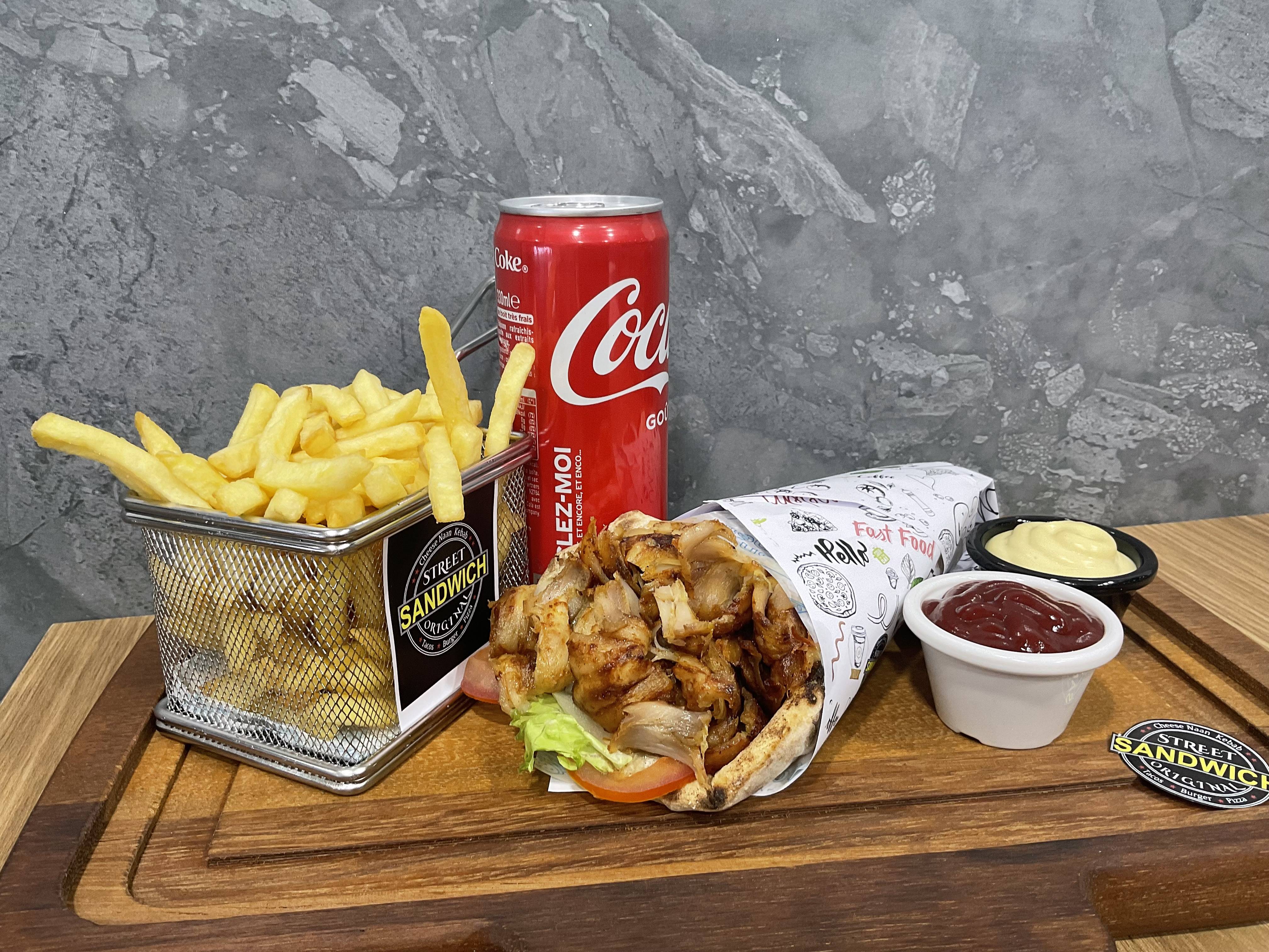 Menu MAXI  Naan Kebab