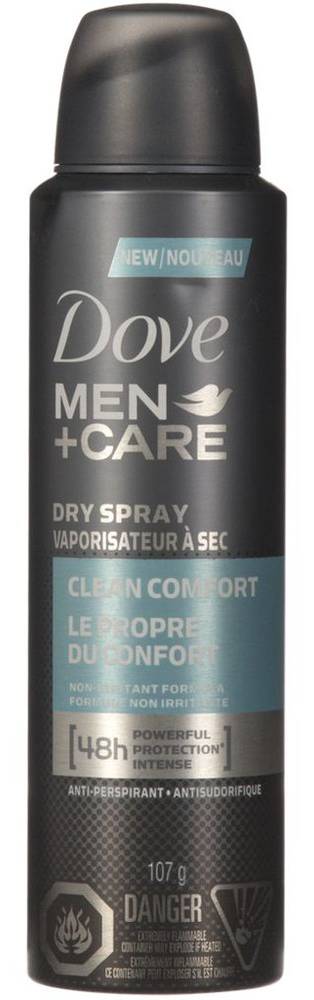 Dove Men+Care Dry Spray Clean Comfort (107 g)