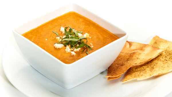 Bowl of Tomato Basil Soup