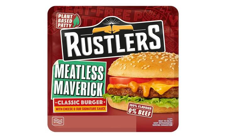 Rustlers Meatless Maverick Classic Burger 196g (402735) 