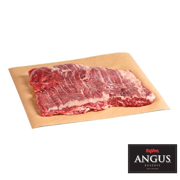 Hy-Vee Angus Reserve Boneless Beef Plate Skirt Steak