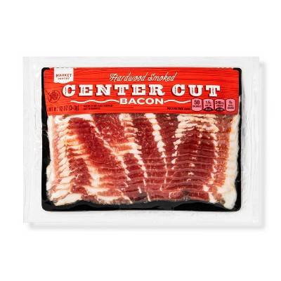 Market Pantry Hardwood Smoked Center Cut Bacon (12 oz)