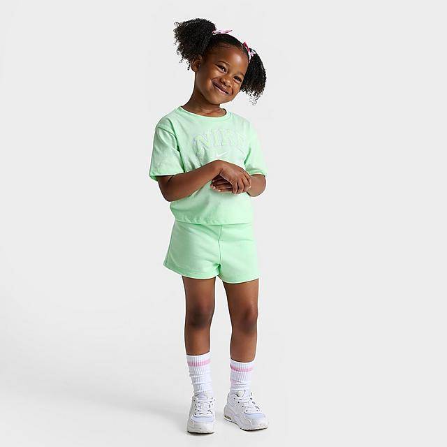 Girls' Toddler Nike Prep In Your Step T-Shirt And Shorts Set (2T)