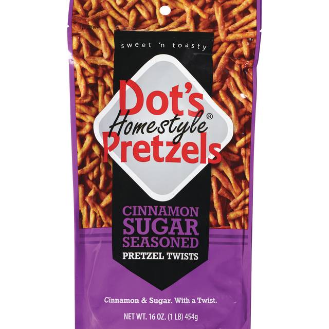 Dot's Homestyle Snacks Homestyle Cinnamon Sugar Pretzels (1 lbs)