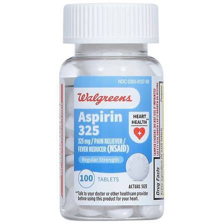 Walgreens Aspirin 325 mg Tablets