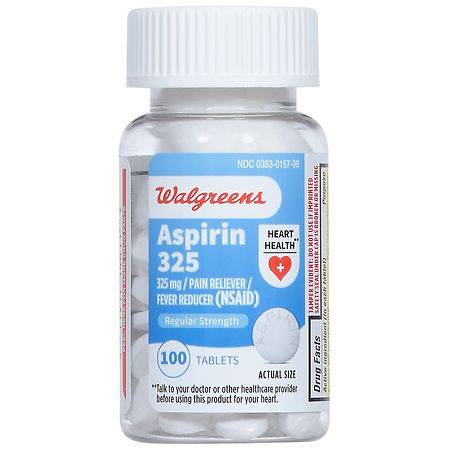 Walgreens Aspirin 325 mg Tablets (353.8 g)