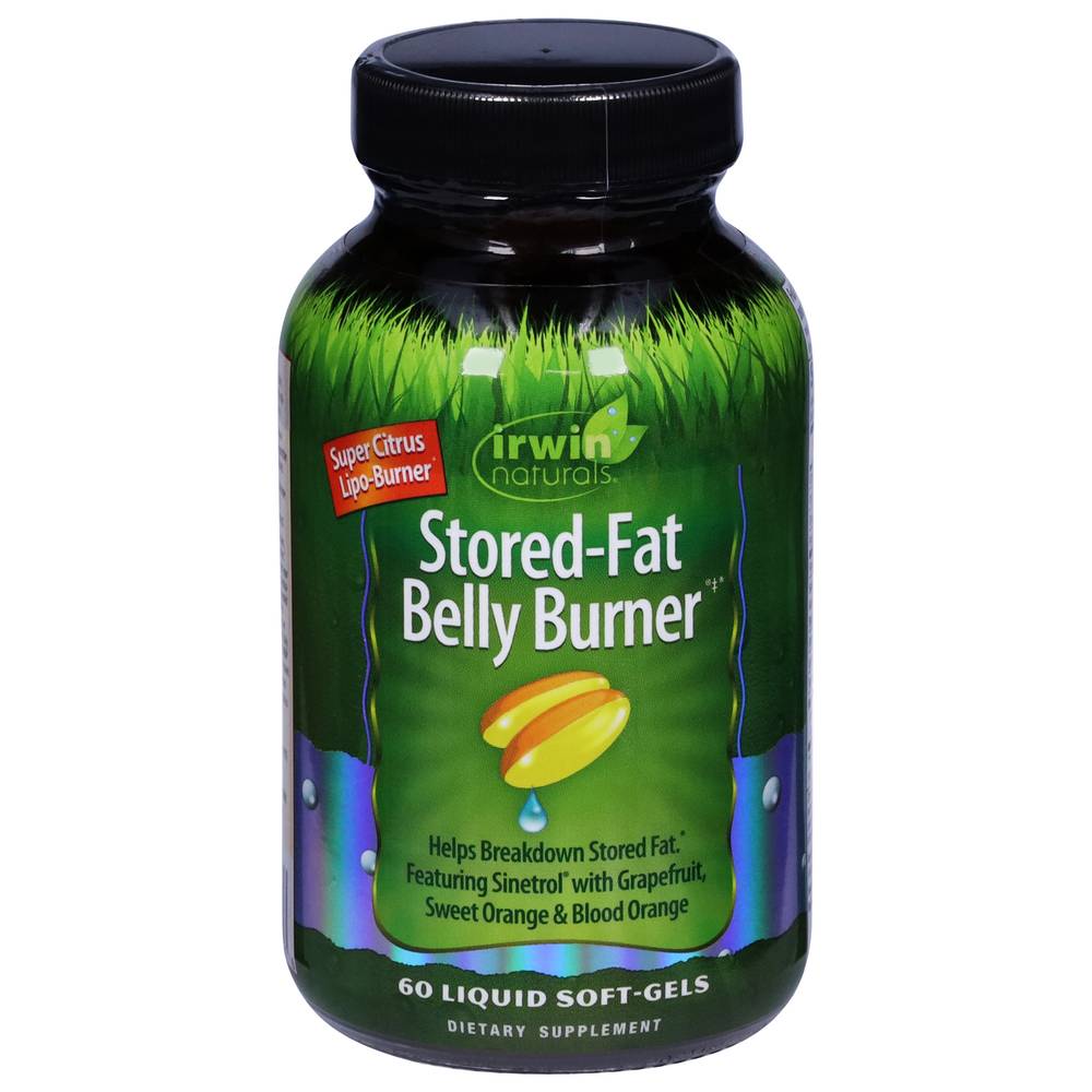 Irwin Naturals Stored Fat Liquid Soft Gels Belly Burner (8.96 oz)