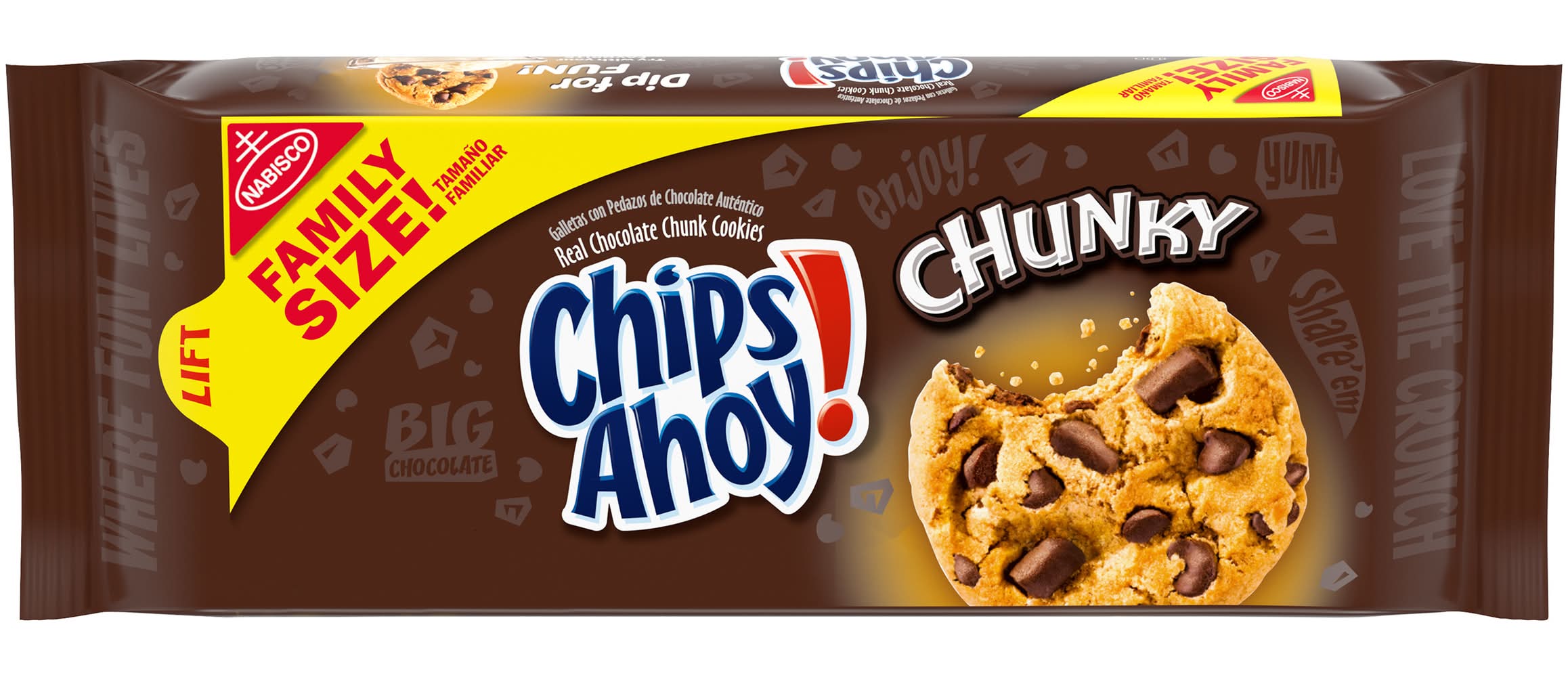 Chips Ahoy! Chunky Chocolate Chip Cookies Family Size (18 oz)