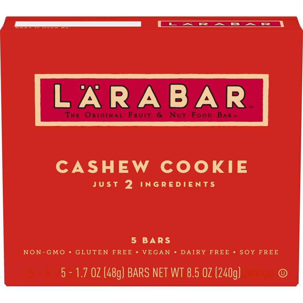 Larabar Bars, Cashew Cookie, 5 Ct