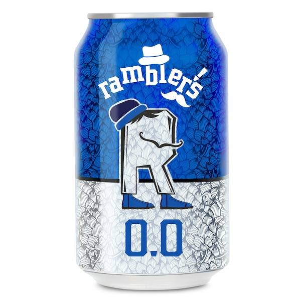 Cerveza 0,0% alcohol Ramblers lata 33 cl