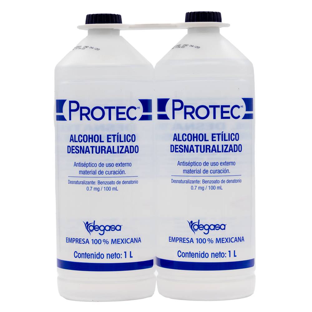 Protec alcohol etílico desnaturalizado (botella 1 l)