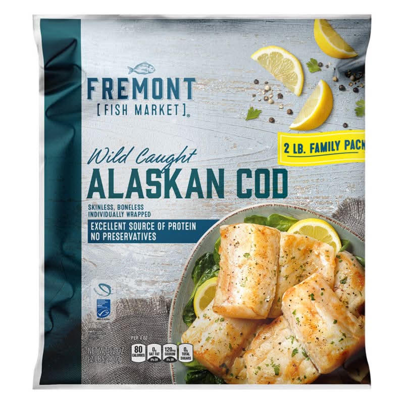 Fremont Fish Market Wild Caught Alaskan Cod (32 oz)