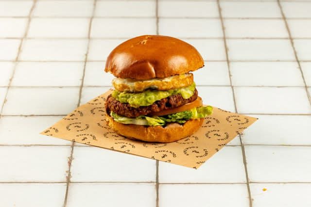 Vegetarian Iguana Burger (V)