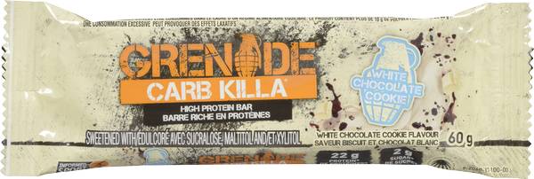 Grenade Carb Killa White Chocolate Cookie Protein Bar (40 g)
