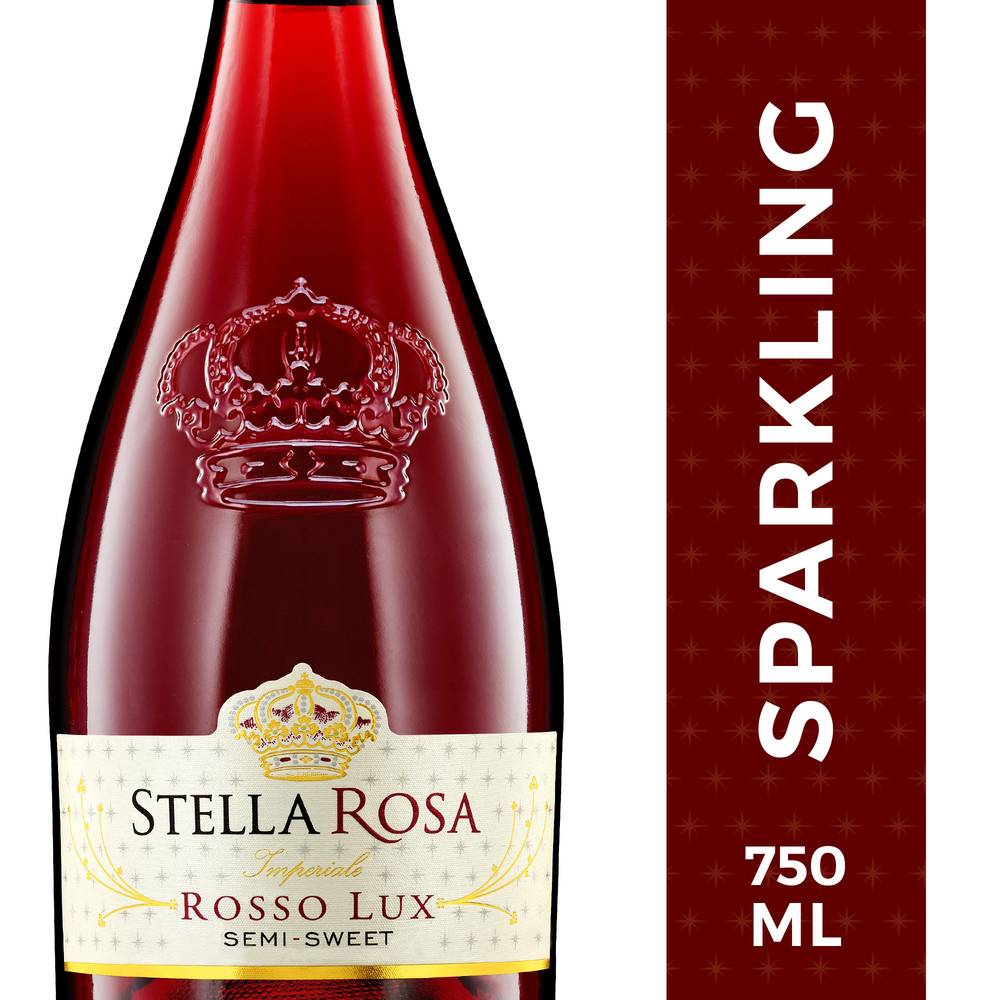 Stella Rosa Semi-Sweet Rosso Lux Sparkling Wine (750 ml)