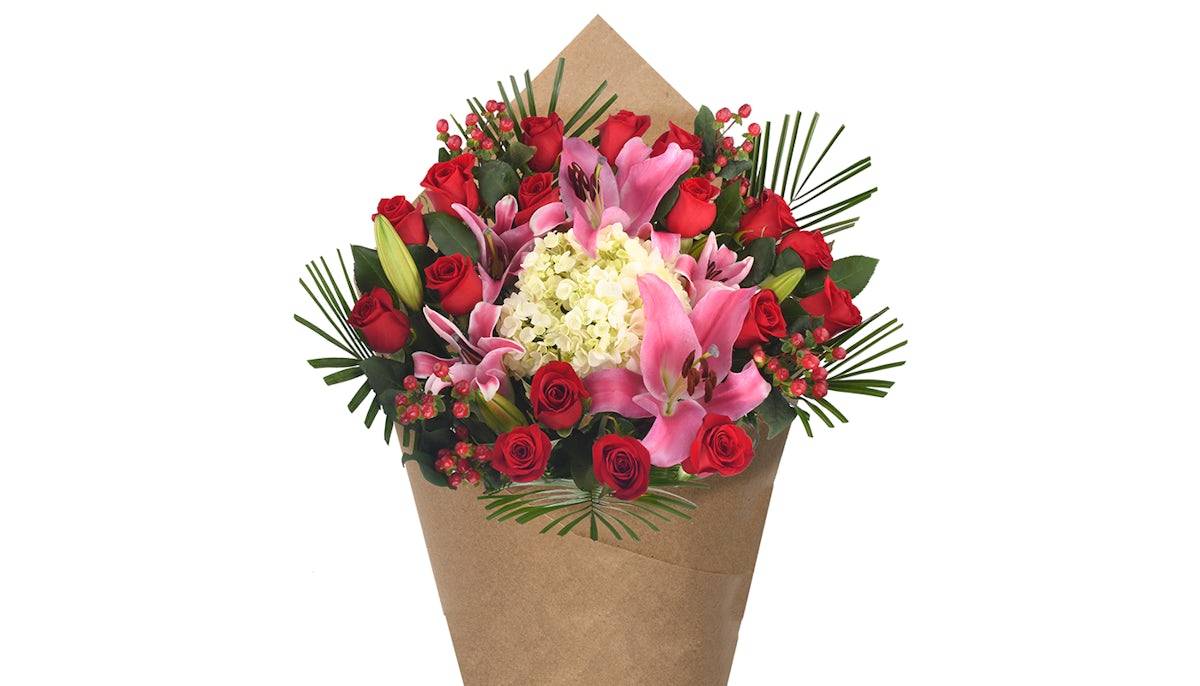 Bloom Haus™ 18 Plus Rose Bouquet - Red