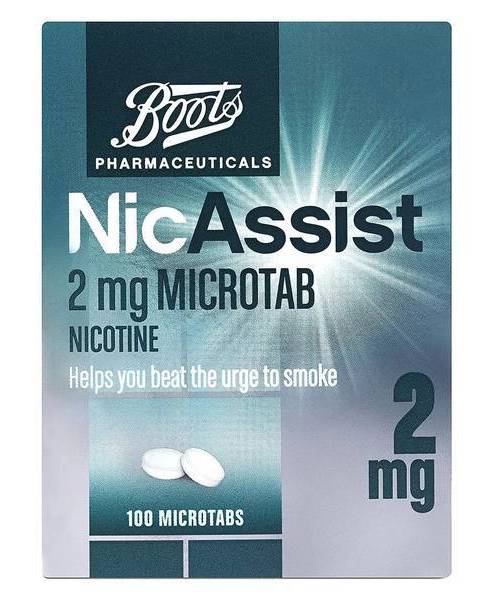 Boots NicAssist 2mg Microtab - 100 Microtabs