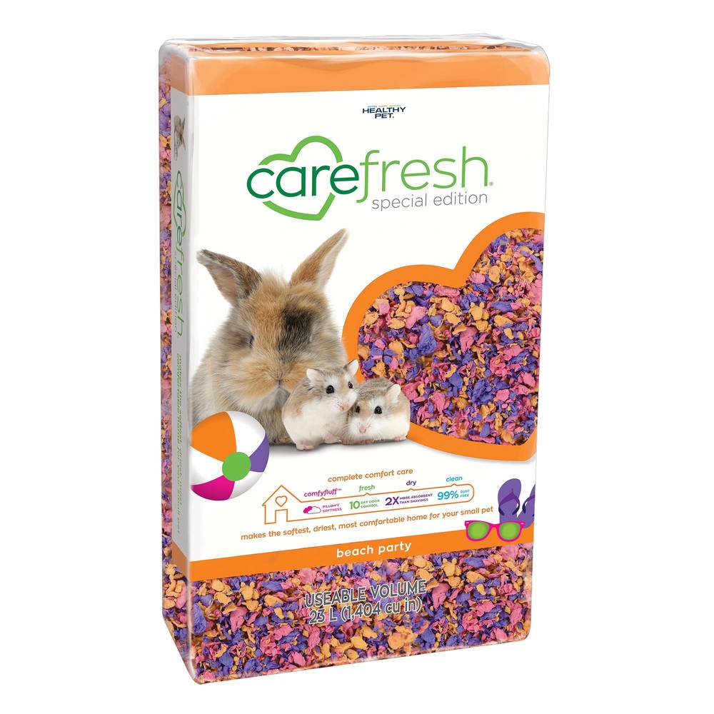 Healthy pet Carefresh Special Edition Small Pet Bedding, 1404 in, Beach Party